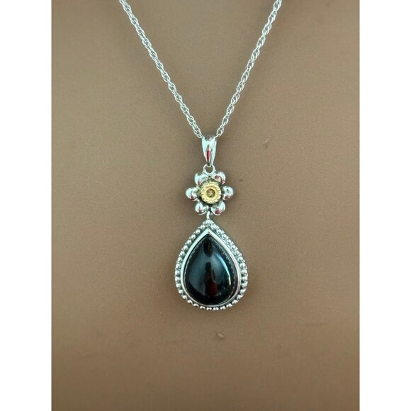 925/14k Alwan Vahan Onyx Necklace - Picture 5 of 8